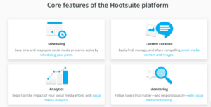 hootsuite offers social media marketing tools
