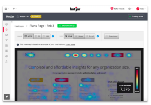 hotjar offers customer retention marketing tools