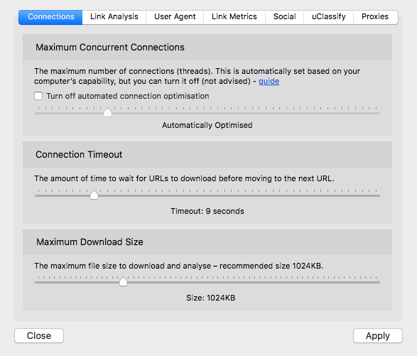 url profiler provides powerful seo tools, but requires setup