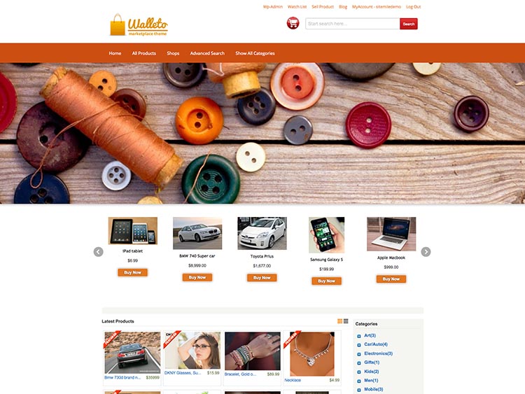 walleto is a versatile marketplace plugin that works for virtually every type of business