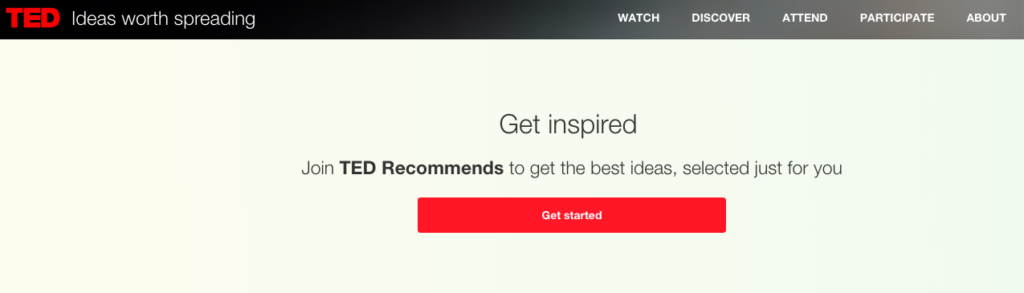 ted produces epic content marketing by promoting inspiration