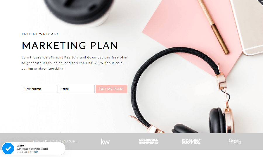 examples of great landing pages