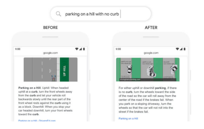 google bert update impact to local snippets