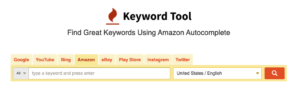 Keyword Tool Amazon Keyword Tool