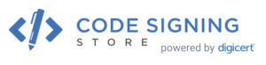 code signing store logo